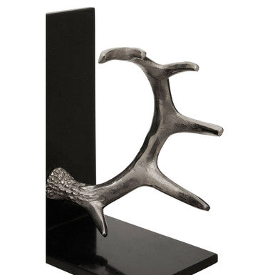 Set Of 2 Antler Bookends