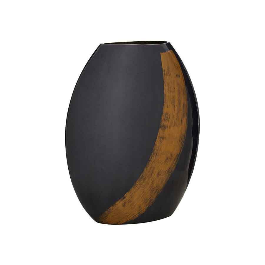 Alma Blue And Gold Large Vase