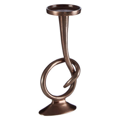 Kensington Townhouse Twist Bronze Candle Holder