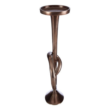 Kensington Townhouse Twist Bronze Candle Holder