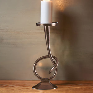 Twist Bronze Candle Holder | Kensington Townhouse