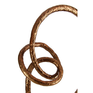 Nexus Round Rough Bronze Sculpture - Image 8