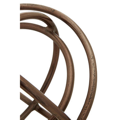 Nexus Set Of Two Bronze Finish Sculptures