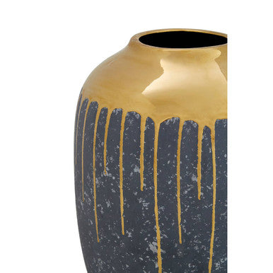 Cyrus Grey and Gold Small Vase - Image 9