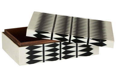 Issey Black And White Trinket Boxes