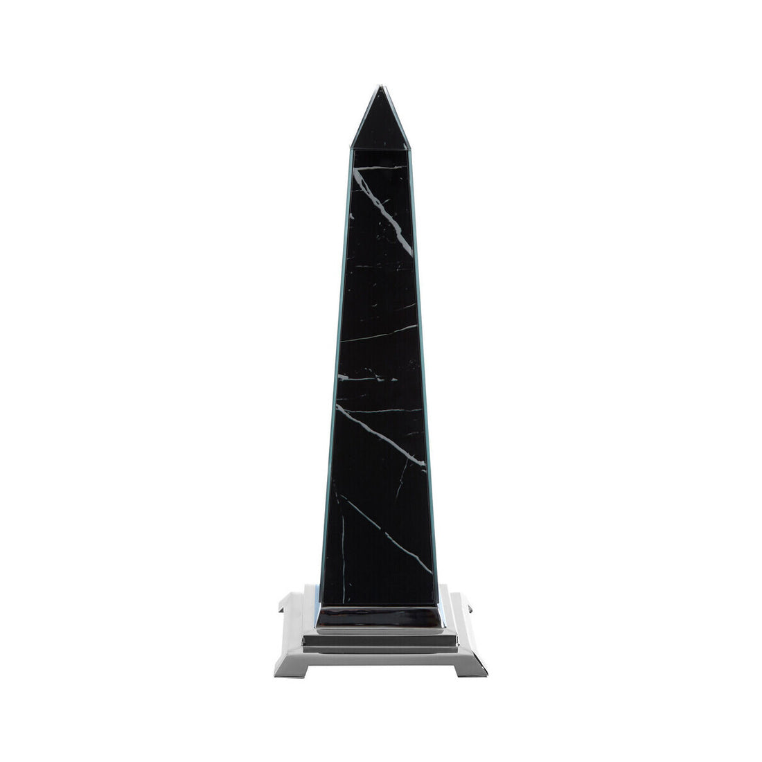 Renata Glass Sculpture with Marble Effect