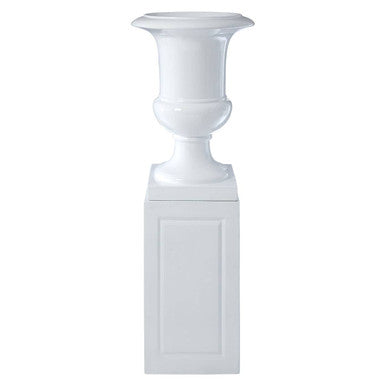 Josten White Planter With Pillar