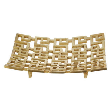 Delphi Small Gold Finish Plate