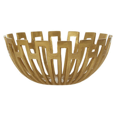 Delphi Small Gold Finish Bowl