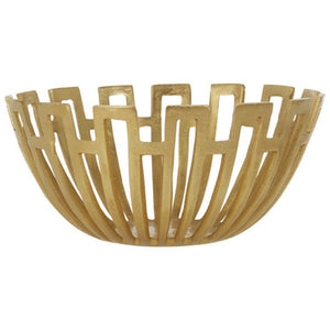 Large Gold Finish Bowl | Delphi