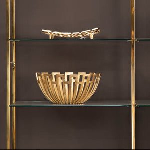 Delphi Large Gold Finish Bowl
