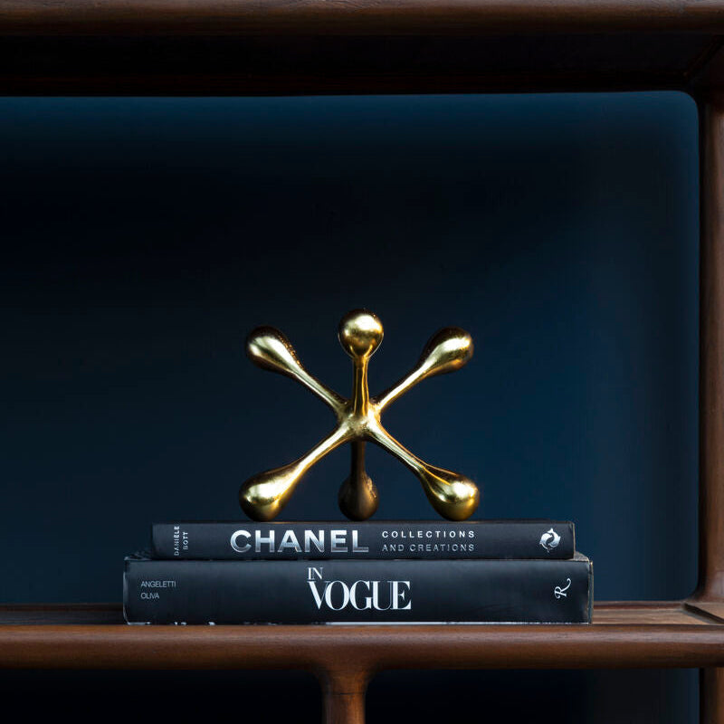 Prato Gold Finish Jack Sculpture