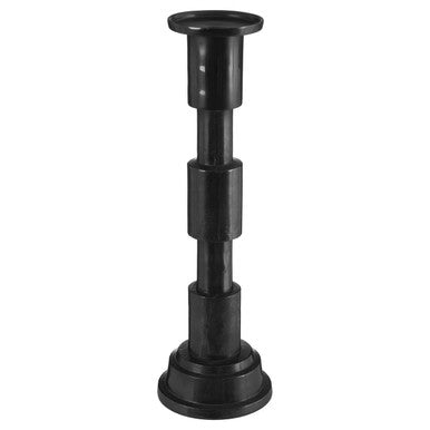 Black adjustable stand on a white background