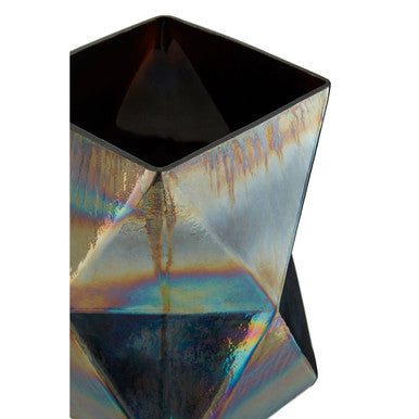 Rambia Small Oil Slick Glass Candle Holder