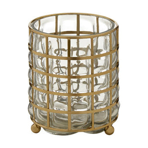 Martina Small Wireframe Hurricane Lamp