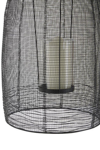 Trento Black Finish Large Lantern