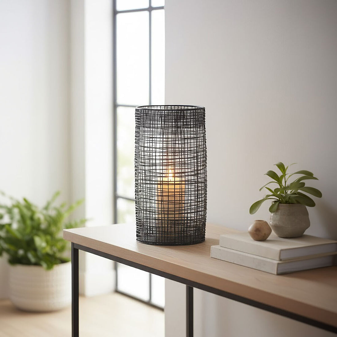 Trento Cylindrical Tall Lantern