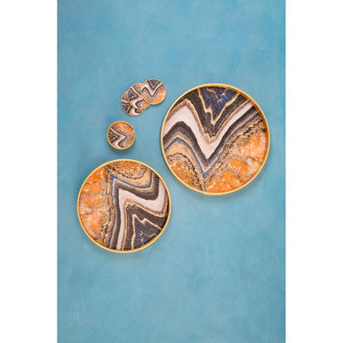 Celina Set Of Two Abstract Trays