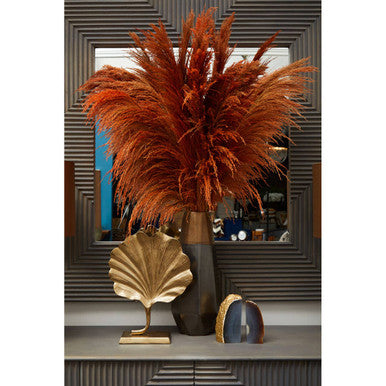 Bowerbird Agata Grey And Gold Bookends