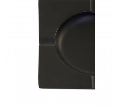 Churchill Black Nickel Finish Square Ashtray