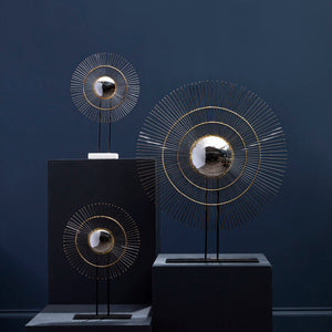 Metallic Finish Quill Sculpture | Mirano