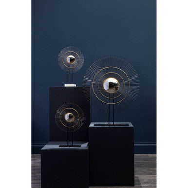 Mirano Metallic Finish Quill Sculpture