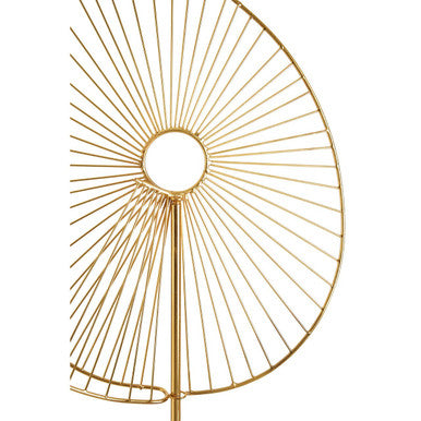 Mirano Gold Finish Paisley Sculpture - Image 4