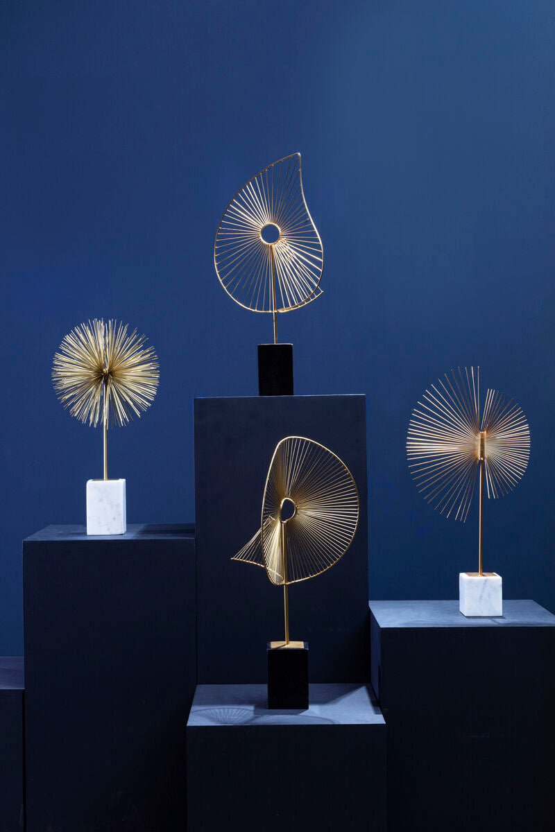 Mirano Gold Finish Spiral Sculpture - Image 6