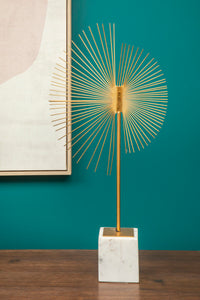 Mirano Gold Finish Spiral Sculpture