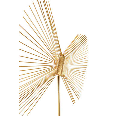 Mirano Gold Finish Spiral Sculpture - Image 4