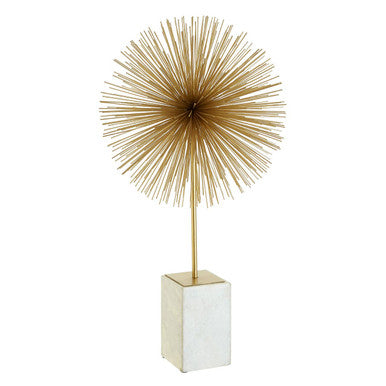 Mirano Gold Finish Starburst Sculpture