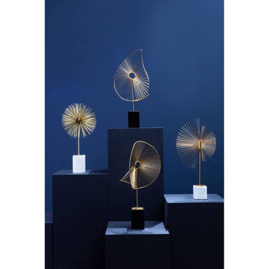 Mirano Gold Finish Starburst Sculpture - Image 7