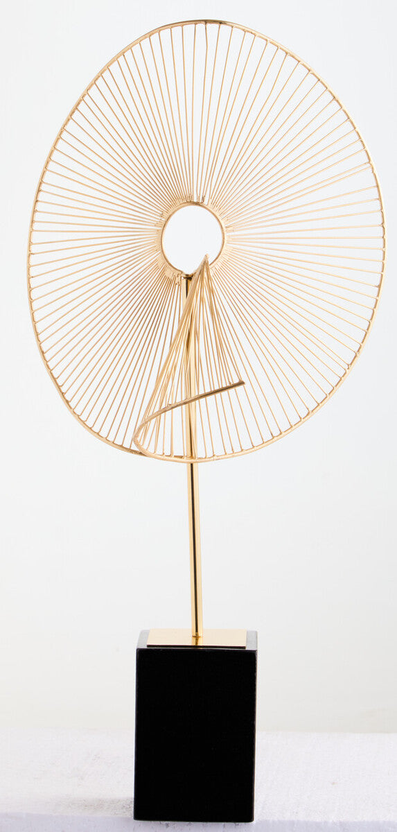 Mirano Gold Fiinish Web Sculpture - Image 2