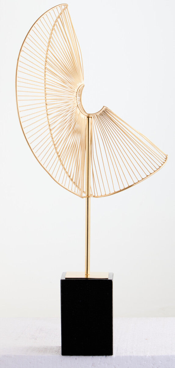 Mirano Gold Fiinish Web Sculpture - Image 4