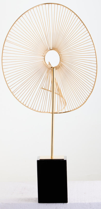 Mirano Gold Fiinish Web Sculpture - Image 5