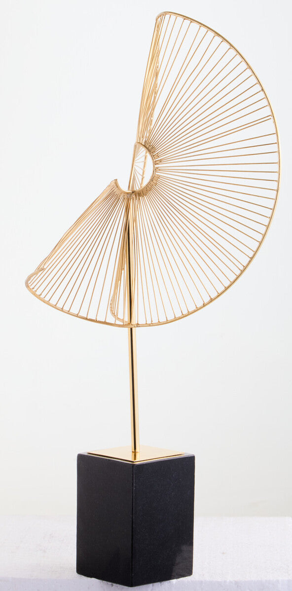 Mirano Gold Fiinish Web Sculpture - Image 7