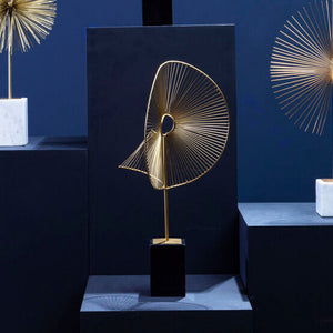 Gold Finish Web Sculpture | Mirano