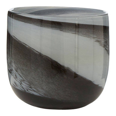 Carra Grey and Black Planter