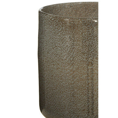 Cleo Small Grey And Gold Vase