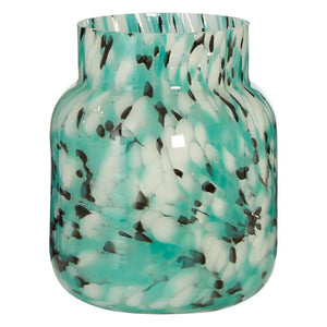 Small Turquoise Speckle Vase | Calla