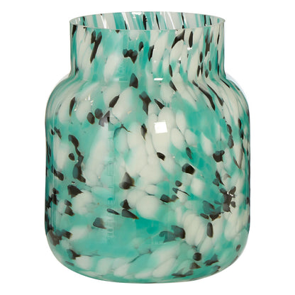 Calla Small Turquoise Speckle Vase