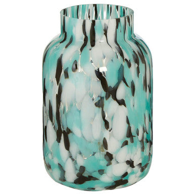 Calla Medium Speckle Effect Glass Vase