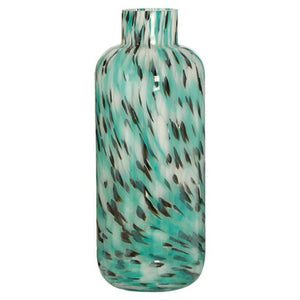 Large Turquoise Speckle Vase | Calla