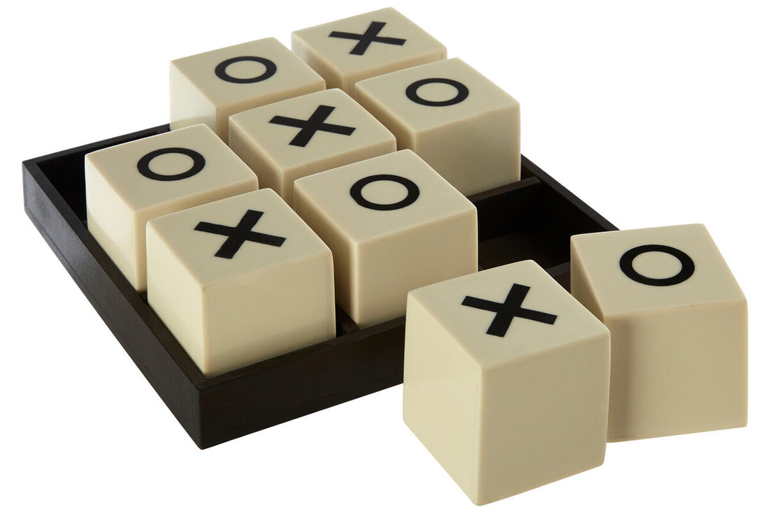 Churchill Games Small White and Black Noughts &amp; Crosses Game - Image 3