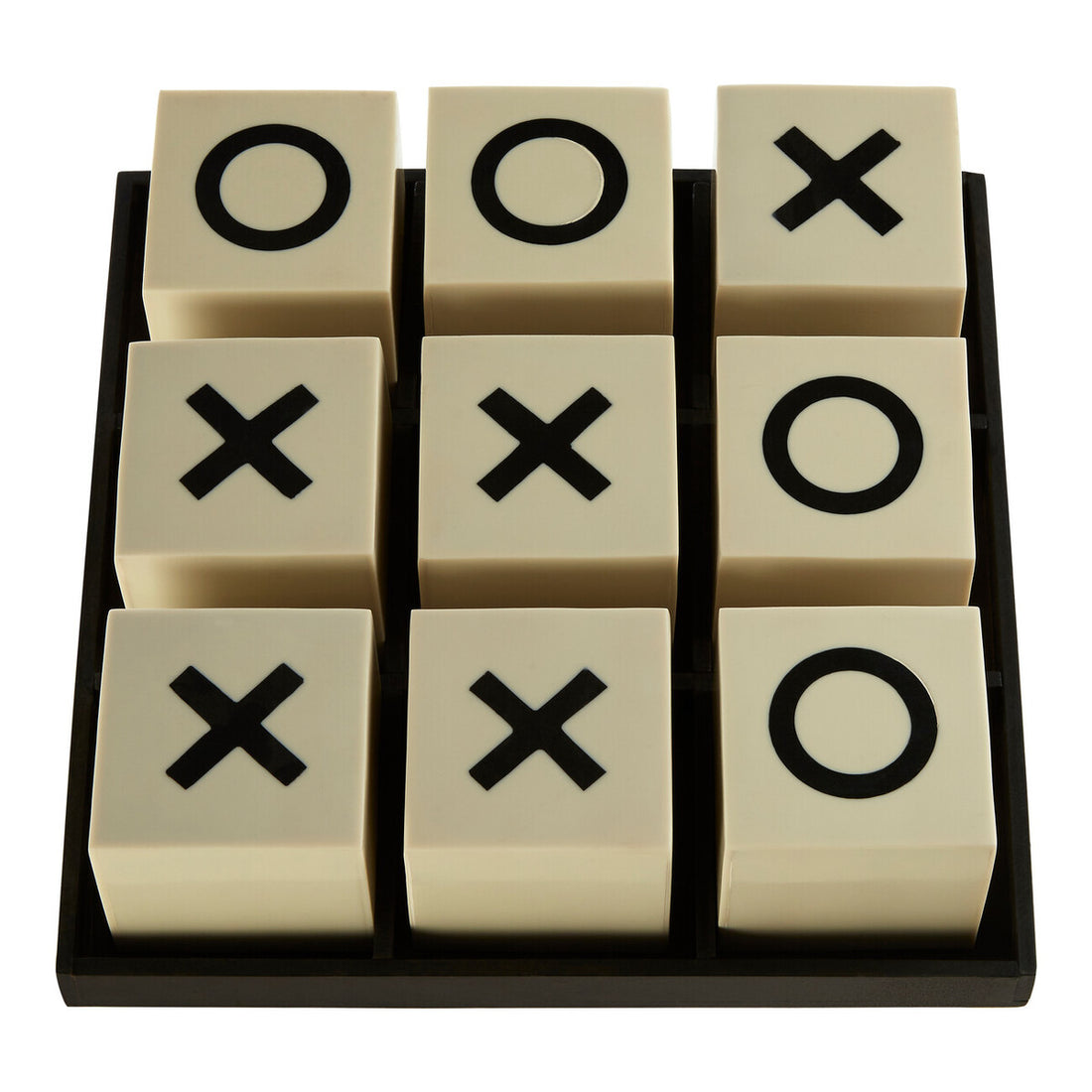 Churchill Games Large White and Black Noughts &amp; Crosses Game