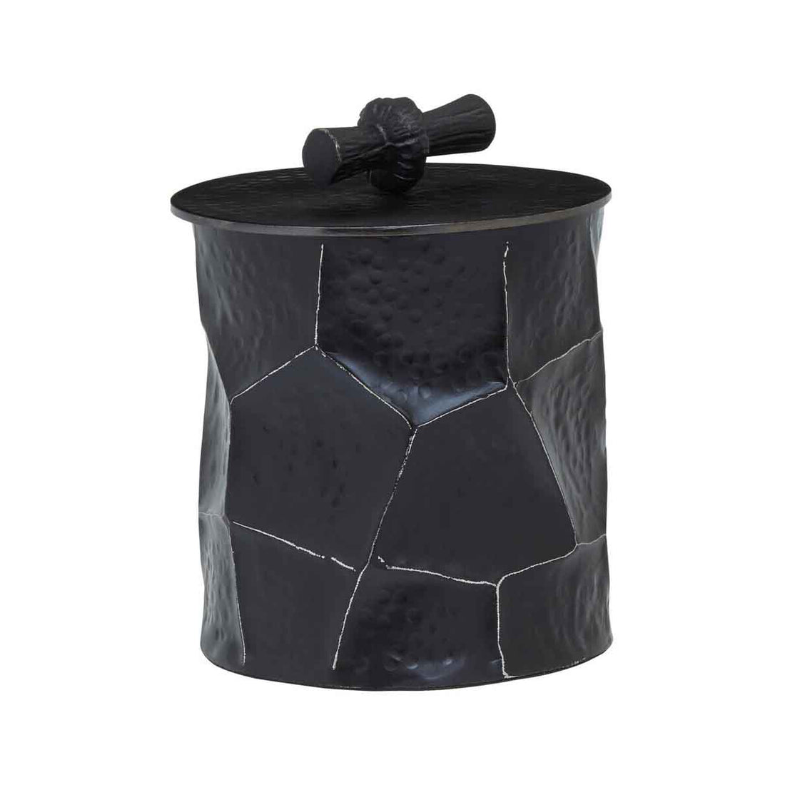 Akola Large Trinket Box in Black and Gold
