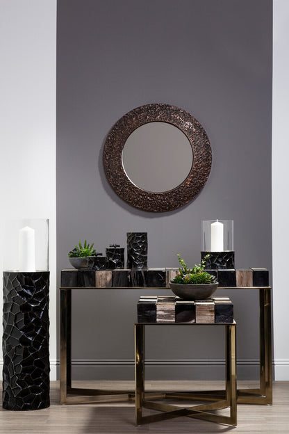 Akola Black and Gold Small Trinket Box