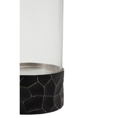 Akola Black and Gold Small Hurricane Candle Holder - Image 8