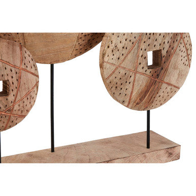 Element 4 Disc Wooden Sculpture