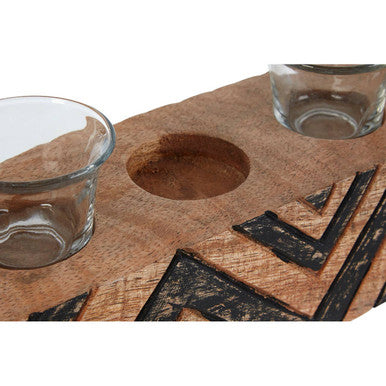 Bantu Tribal Wooden Tealight Holder - Image 10